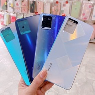 New original Vivo Y21 Y21s Y33s side cover with camera glass assembly, E8000 glue