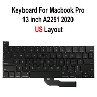Replacement Keyboard US Layout For  13 inch A2251 2020