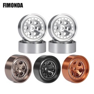 4PCS Metal 1.3" Beadlock 3mm Negative Offset Wheel Rim Hub for TRX4M Stock Tires 1/18 RC Crawler TRX