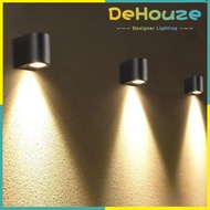 DeHouze Lighting Outdoor Wall Light GU10 HOLDER Black Color Outdoor UPDOWN Light Outdoor Lighting (4