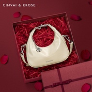 CinvaiKrose | กระเป๋าสะพายข้างสำหรับผู้หญิง Crescent 2026