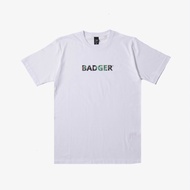 Badger Basic T-shirt Leaf Logo White