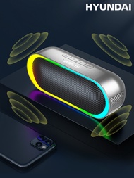 ลำโพงไร้สายแบบพกพาบลูทูธ HY-S10ฮุนไดกันน้ำแบบพกพา IP67กันน้ำสเตอริโอซูเปอร์เบสคอลัมน์ลำโพงบลูทูธพกพา