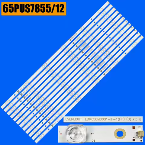 LED Backlight strip 6lamp For 65PUS6704 65PUS7805/12 65PUS7855/12 65PUS7304 65PUS6504/12 LB-GM3030-G