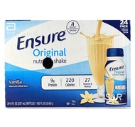 Ensure Original Nutrition Shake Strength and Energy Vanilla 24 bottles
