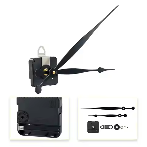 High Quality Home Clock Movement Quartz Clock Movement Mechanism Replacement Set 1.5 V 1.5AA Battery