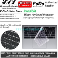 PsDs Silent Typing Washable Transparent Silicon Keyboard Protector MacBook Air Pro Retina A1278 A128