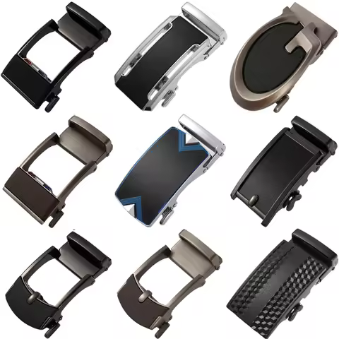 new Genuine Men's Belt Head, Belt Buckle,Leisure Belt Head Business Accessories Automatic Buckle Wid