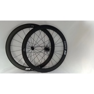 DT SWISS 700C50mm carbon fiber Taiwan Big Flange hub road V-brake wheel set