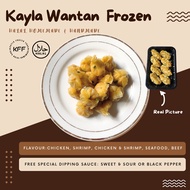Kayla Wantan Frozen Halal Homemade and Handmade Wonton Wanton Halal