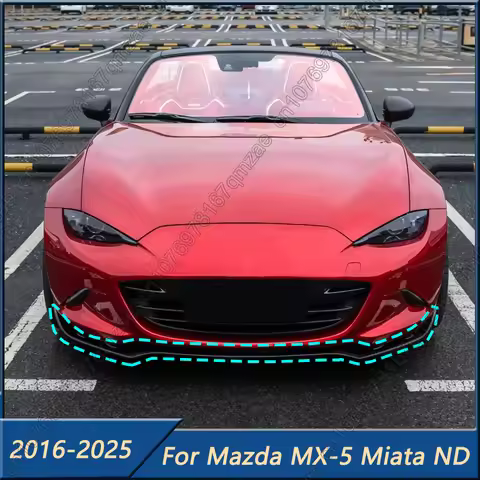 3Pcs Front Bumper Lip Diffuser Spoiler Splitter Protector Auto Accessories For Mazda MX-5 MX5 Miata 
