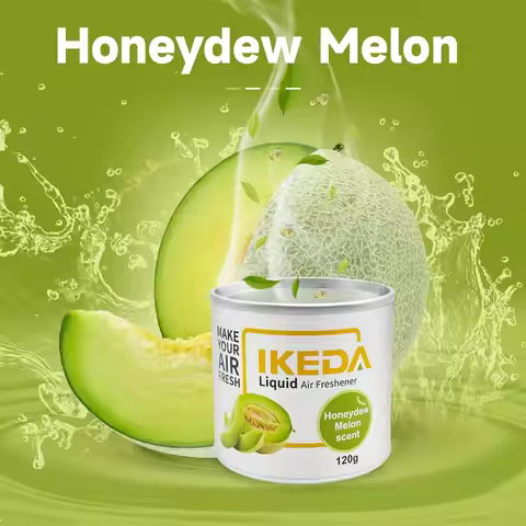 Car Air Freshener Honeydew Melon Scent Liquid Cans Odor Elimination Smoke Smell Remover Strong Long-