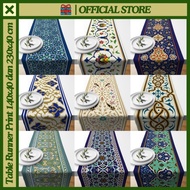 Table Runner Taplak Meja Print Motif Turkish Munira Series 140x40 dan 230x40 cm Turkey Turkiye Aesth