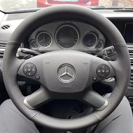 For 2010-2013 Mercedes Benz E Class E260L E300 E180 E200 Manual Sewing Car Steering Wheel Covers Car