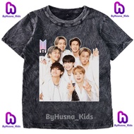 BTS BT21 CHILDREN'S CLOTHES WASHED T-SHIRTS FOR TODDLERS BTS BT21 CHILDREN'S CLOTHES WASHED T-SHIRTS
