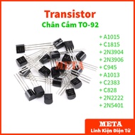 [Pack of 10] Pin Transistor TO-92: A1015, C1815, 2N3904, 2N3906, C945, C828, A1013, C2383, 2N2222, 2