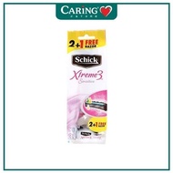 CARING SCHICK XTREME 3 WOMEN DISPOSABLE 2+1