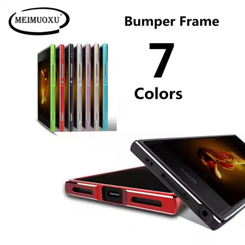 For Sony Xperia 10 II 1 II case metal ultra thin aluminum frame bumper case For Sony XZS XA1 PLUS XZ