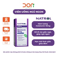 Viên Uống Hỗ Trợ Giấc Ngủ Natrol Melatonin Advanced Sleep 10mg (60 Viên/Lọ)