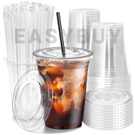 【SUPPLY】1000 PCS 12oz 16oz PET Cup Clear Plastic Cup Takeaway Cup