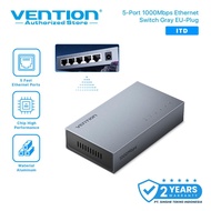 Vention 5 Port Gigabit Ethernet Switch Network LAN RJ45 1000Mbps/100Mbps - ITD & ITC