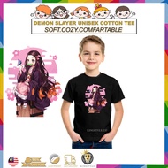 New unisexmurahneckkidstshirtstockcodround Hundred demonshortcottonslayer2026promosi100lelakireadysl