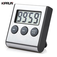 KIPRUN Digital Kitchen Countdown Timer, LCD Stopwatch Alarm Clock Kitchen Timer, Timer for Cooking S