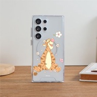 Disney經典-跳跳虎的心花開防摔透明SAMSUNG手機殼