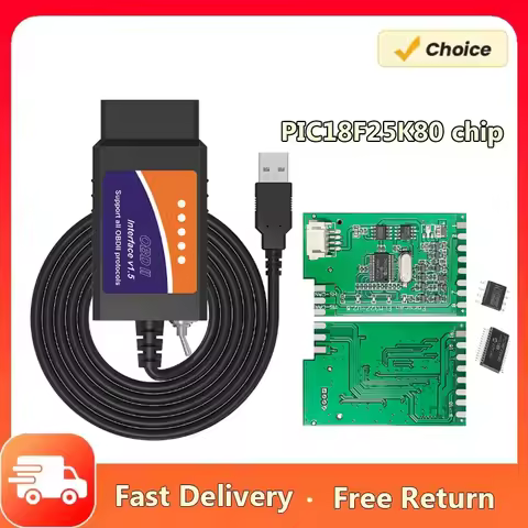 FORscan ELM 327 OBD2 Diagnostic Scanner USB V1.5 HS/MS CAN Switch For Ford Vehicles Coding Code Read