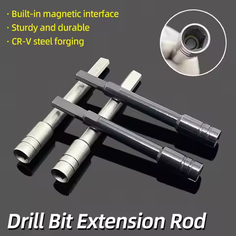 Drill Bit Extension Rod Magnetic Screwdriver Bit Holder 1/4 Hex Driver Socket Adapter Power Tools Fo