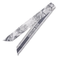 【日本直送】Christian Dior Dior Mitzah 絲巾 Toile de Jouy Sauvage 緞帶 15JOU106I602 絲綢 灰色 【二手】