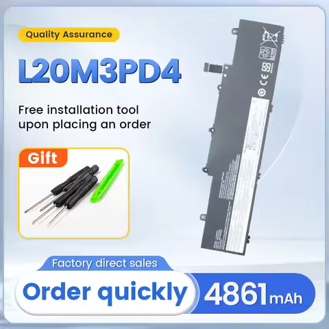 SOMI L20M3PD4 L19C3PD5 Laptop Battery For Lenovo ThinkPad E14 E15 Gen2 Gen3 L20C3PD4 L20D3PD4 L19D3P