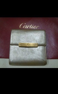 Cartier卡地亞美國帶回正櫃 全皮革鈔票短夾 零錢裸包