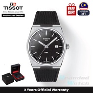 [Official Warranty] Tissot T137.410.17.051.00 Men's PRX Black Dial Silicone Strap Watch T1374101705100
