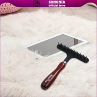 [SONONIA] Carpet Groomer Rake Pet Hair Remover Carpet Comb Manual Clean Tool Pet Hair