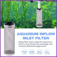 Shrimp Tank Filter Inlet Filter Aquarium Mesh Pre-Filter Cover Aquarium Mes Stainless Steel Aquarium Filter Mesh shuosmy