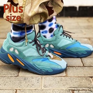Kasut larian uniseks retro YZY saiz besar UK12 Runner 700 V1 "Faded Azure" GZ2002