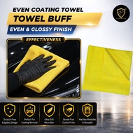 【CP CAR Detailer】Edgeless Microfiber Towel – Car Wash, Cleaning, Wax Buffing, Polishing Cloth