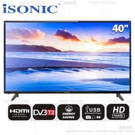 iSONIC 40” Inch LED TV ICT-4010 32" Inch ICT-3205 Full HD Digital TV  Built In MYTV (DVB T2)