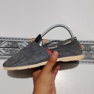 Sepatu Slip On Grey Vintage Kappa Euro 42 Second Original Preloved