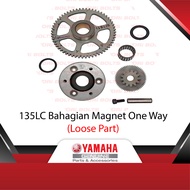 Yamaha Original 135LC V1 V2 V3 V4 V5 V6 V7 Magnet One Way Fly Wheel Gear Kecil Starter Shaft Bearing Cincin - SPA Part 1