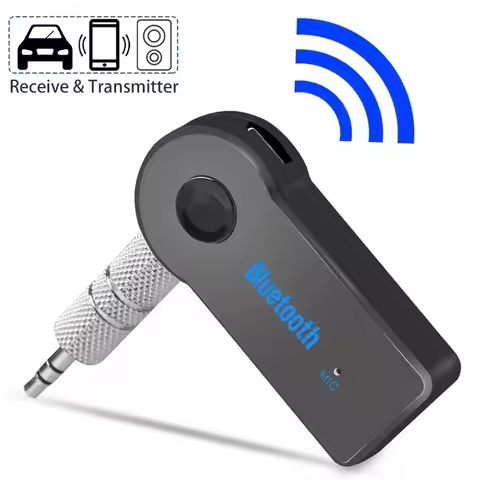 2 In 1 Wireless Bluetooth 5.0 Receiver 3.5mm Jack For Car Music Audio Aux A2DP Headphones Transmitte