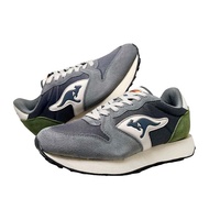 KangaROOS American Kangaroo Shoes Men's RALLY TRAIL 80s Retro Jogging Sports [KM21368] Gray Dark Green