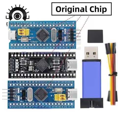 Module-8 ST LINK STM32F103C8T6 V2 Mini STM8 STM32 Eeprom Programmer With Cover Power Supply St-link 