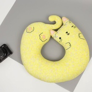 【DIY材料包】貓 U枕|軟絨毛