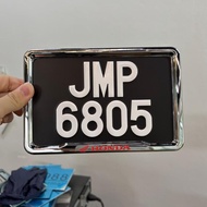 JPJ Standard Nombor Plate Lepas Motor Frame Chrome