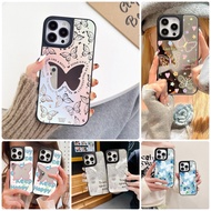 Luxury Clear mirror case for OPPO F19 Pro F23/Reno 5F 7 7z 8 8z 11F/Realme C2 8 8 Pro 9i 10 C20 C21Y