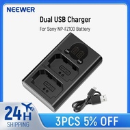 Neewer Dual USB Charger for Sony NP-FZ100 Battery For Sony ZV-E1, FX3, FX30, A1, A9 II, A7R V, A7S I