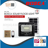Bosca 30W Solar Flood Light LED Outdoor Lamp IP67 Waterproof With Remote BS-T 30