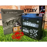 YUASA YTZ8V R25 YTZ8V YTZ8 100% ORIGINAL AUTHENTIC YUASA BATTERY YAMAHA R25 MT25  XMAX YZF-R25 CB300